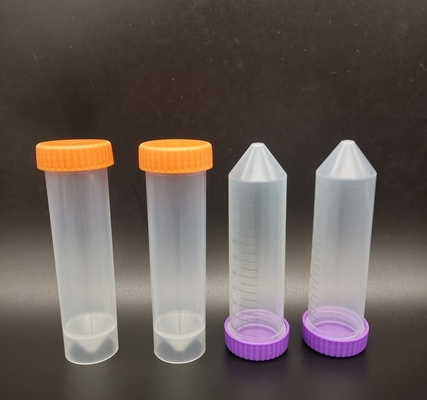 Gediplomeerde Medische van de het Schroefdekselcentrifuge van Laboratoriumverbruiksgoederen 50ml Niet gesteriliseerde de Buis Kegelbodem
