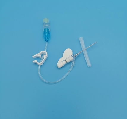 22G beschikbare IV Cannula Vlindertype Routineinfusie voor Volwassenenblauw