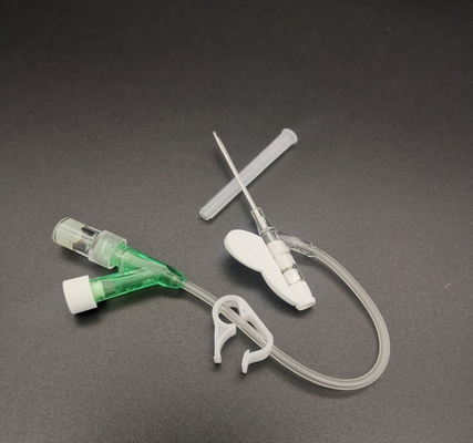 De groene Cannula Y van 18G Beschikbare Iv Type Bloedtransfusie van de Catheter Chirurgische Infusie