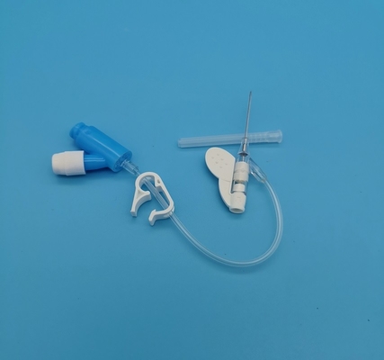 22G y-Type Beschikbare Iv Cannula Blauwe Routineinfusie Positieve Druk voor Volwassenen