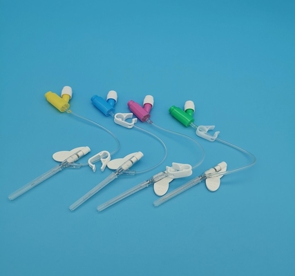 Positieve Druky Type Beschikbare Gele 24 Iv Cannula voor Pediatrische Infusie Bij pasgeborenen