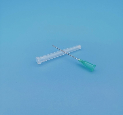 Lichtgroene Chirurgische Zij het Gaten uit Diameter 2.1mm 14G van de Spuitnaald voor Voor éénmalig gebruik