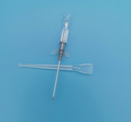 24G gele veiligheid IV katheter cannula met kleine vleugels CE ISO