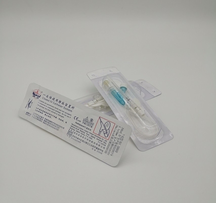 Blauw Volwassenen Beschikbaar IV Cannula Catheter22g Y Type voor Routineinfusie