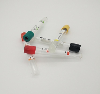 Klasse II Bloedbestrijding Heparine Natrium Eenmalige vacuümbloedopvangbuis Voor PET- of glasinstrumenten CE ISO-gecertificeerd