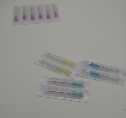 Blauwe Diameter 1.8mm 15G van Grey Disposable Needle Syringe Inclined uit voor Geneeskunde