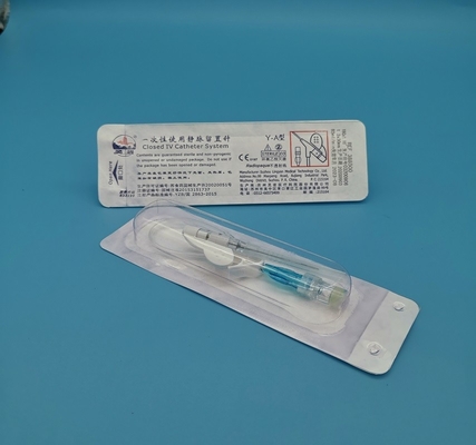 22G beschikbare IV Cannula Vlindertype Routineinfusie voor Volwassenenblauw
