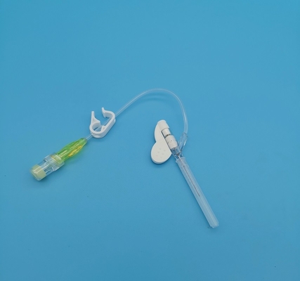 24G 	Beschikbare IV Cannula Vlindertype Gele Pediatrische Infusie Bij pasgeborenen