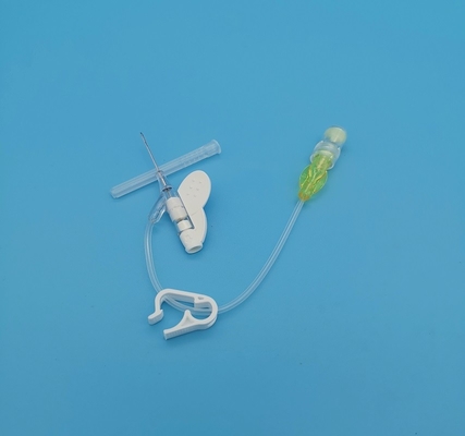 24G 	Beschikbare IV Cannula Vlindertype Gele Pediatrische Infusie Bij pasgeborenen