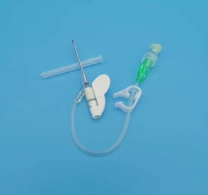 Groen 18G-Vlindertype Iv Cannula Beschikbare Chirurgische Infusiebloedtransfusie