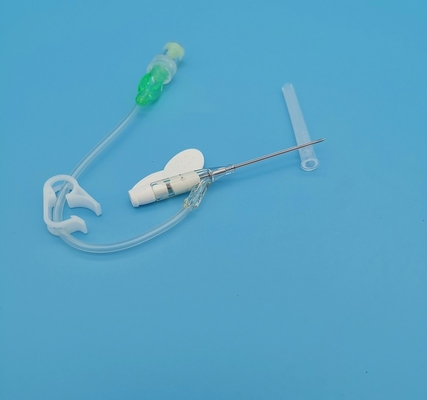 Groen 18G-Vlindertype Iv Cannula Beschikbare Chirurgische Infusiebloedtransfusie