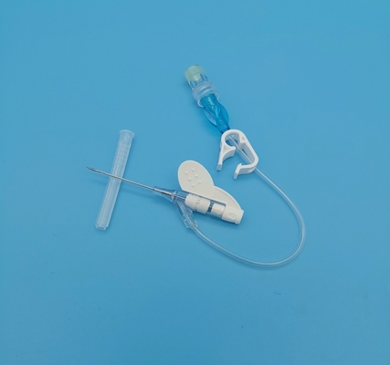 22G beschikbare IV Cannula Vlindertype Routineinfusie voor Volwassenenblauw