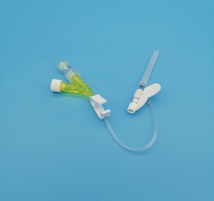 Beschikbare het Type van 24G Y Gele Iv Catheter voor Pediatrische Infusie Bij pasgeborenen