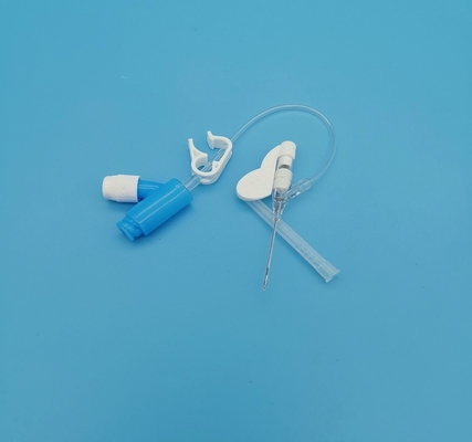 22G y-Type Beschikbare Iv Cannula Blauwe Routineinfusie Positieve Druk voor Volwassenen