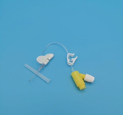 Positieve Druky Type Beschikbare Gele 24 Iv Cannula voor Pediatrische Infusie Bij pasgeborenen
