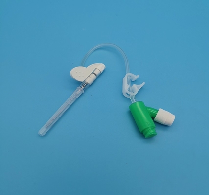 18G Positieve Druktype van Y Beschikbare Iv Cannula Chirurgische Groene Infusie/Bloedtransfusie