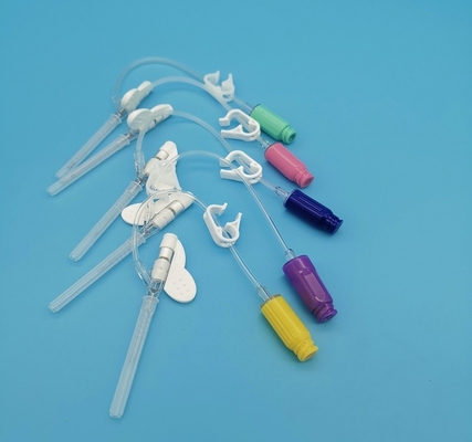 26G het Type van vlinder Positieve Druk Beschikbare Iv Cannula Uiterst kleine Bloedvatenpurple