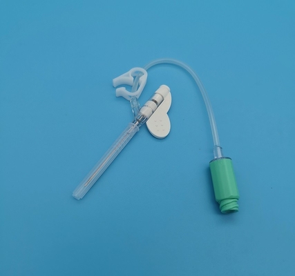 18G het Type van vlinder Positieve Druk Beschikbare Iv Cannula Chirurgische Groene Infusie/Bloedtransfusie