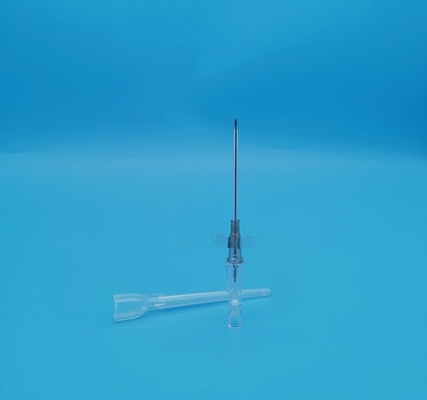 24G gele veiligheid IV katheter cannula met kleine vleugels CE ISO