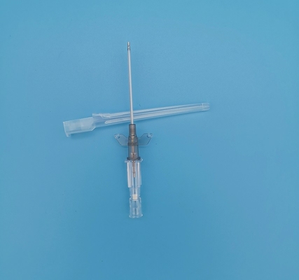22G Deep Bule Safety I.V. Catheter Cannula met kleine vleugels CE ISO Voor schoonheidsklinieken Klasse III Instrumentenclassificatie