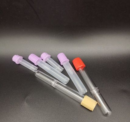 1.5ml Transparante Capillaire het Bloedbuizen van de uiteindebodem Geplaatst Niet gesteriliseerd